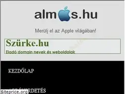 Sites similar to almas.hu