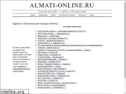 Sites similar to almati-online.ru