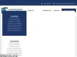 Sites similar to almeidafrias.adv.br