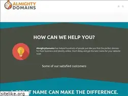 Sites similar to almightydomains.com