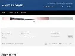 Sites similar to almostallexports.com