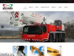 Sites similar to almutawacranes.com
