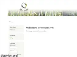 Sites similar to aloeecopark.com