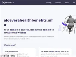 Sites similar to aloeverahealthbenefits.info