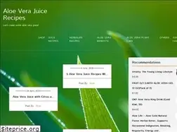 Sites similar to aloeverajuicerecipes.com