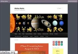 Sites similar to alohaastro.com
