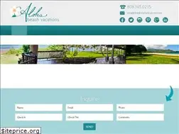 Sites similar to alohabeachvacations.com