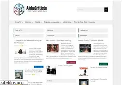 Sites similar to alohacriticon.com