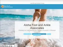 Sites similar to alohafootandankle.com