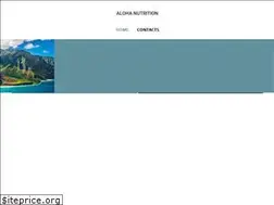 Sites similar to alohanutrition.net
