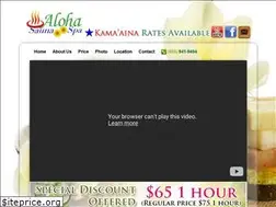 Sites similar to alohasauna.com