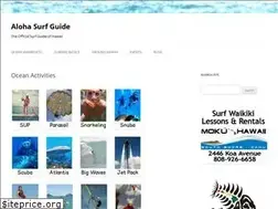 Sites similar to alohasurfguide.com