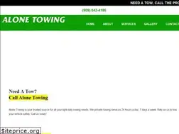 Sites similar to alonetowing.com