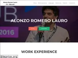 Sites similar to alonzoromero.com