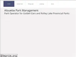 Sites similar to alouetteparks.ca