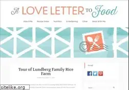Sites similar to alovelettertofood.com