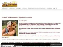 Sites similar to alpakas-des-westens.de