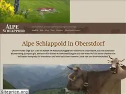 Sites similar to alpe-schlappold.de