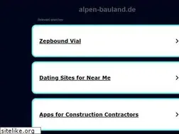 Sites similar to alpen-bauland.de