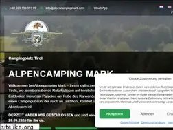 Sites similar to alpencampingmark.com
