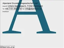 Sites similar to alpenland.com