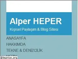 Sites similar to alperheper.com