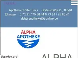 Sites similar to alpha-apotheke.de