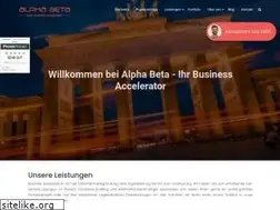 Sites similar to alpha-beta.de