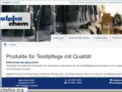 Sites similar to alpha-chem.com