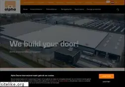 Sites similar to alpha-deuren.nl