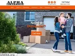 Sites similar to alpha-dumpsters.com