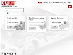 Sites similar to alpha-filter.com