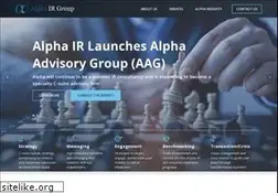 Sites similar to alpha-ir.com