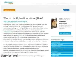 Sites similar to alpha-liponsaeure.com