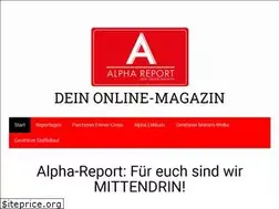 Sites similar to alpha-report.de