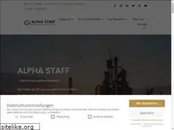 Sites similar to alpha-staff.de
