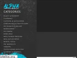 Sites similar to alpha-supplements.co.uk