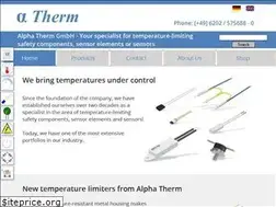 Sites similar to alpha-therm.com
