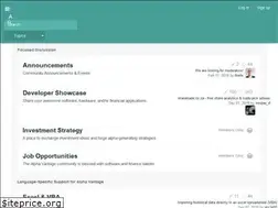 Sites similar to alpha-vantage.community