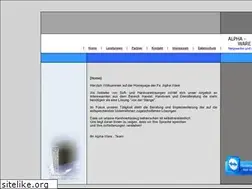 Sites similar to alpha-ware.de