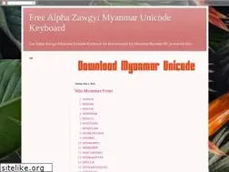 Sites similar to alpha-zawgyi-download.blogspot.com