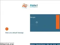 Sites similar to alpha1-deutschland.org