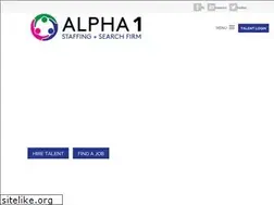 Sites similar to alpha1staffing.com