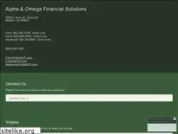 Sites similar to alphaandomegafinancialsolutions.com