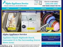 Sites similar to alphaapplianceservice.com