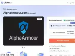 Sites similar to alphaarmour.com