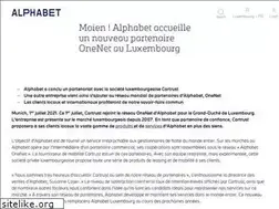 Sites similar to alphabet.lu