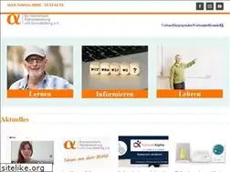 Sites similar to alphabetisierung.de