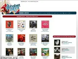 Sites similar to alphabetlyrics.com