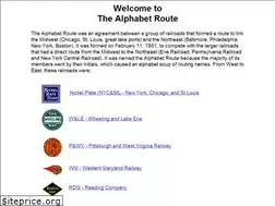 Sites similar to alphabetroute.com